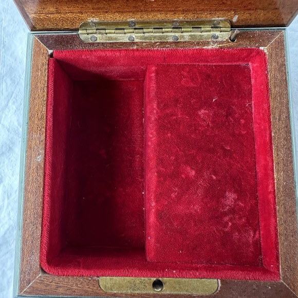 Vintage Swiss Reuge Musical Music Wood Inlay Box Fur Elise Made In Italy W/Key - Picture 10 of 16